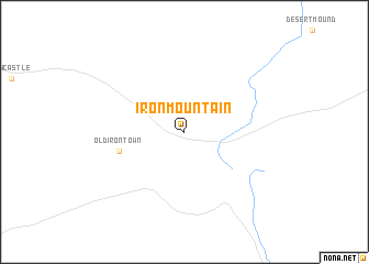 map of Iron Mountain