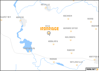 map of Iron Ridge