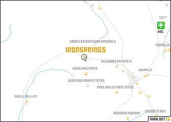 map of Iron Springs