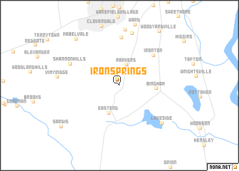 map of Iron Springs