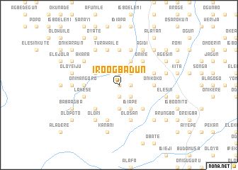 map of Iro Ogbadun