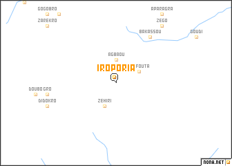 map of Iroporia