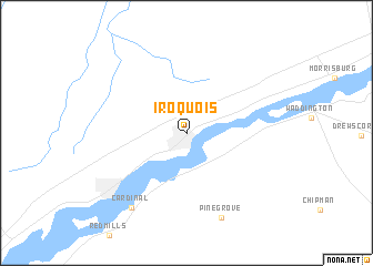 map of Iroquois