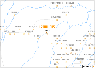 map of Iroquois