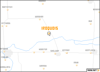 map of Iroquois