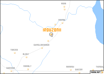 map of Irouzon II