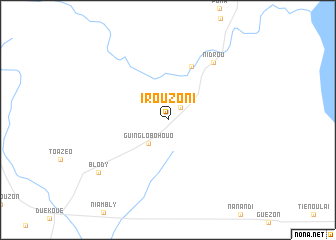 map of Irouzon I