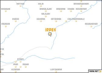 map of Irpék