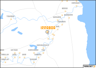 map of Irraboa