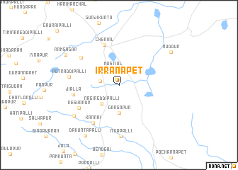 map of Irrānāpet