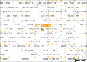 map of Irrebach