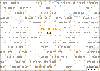 map of Irrenberg