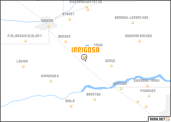 map of Irrigosa