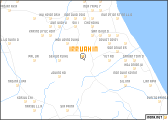 map of Irruahin