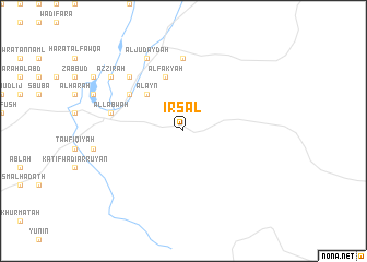 map of ‘Irsāl