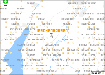 map of Irschenhausen