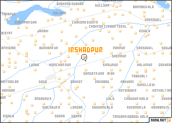 map of Irshādpur