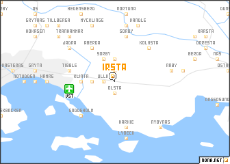 map of Irsta