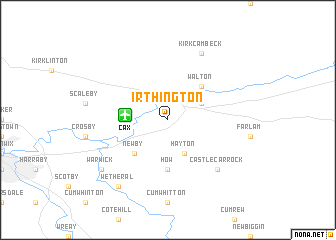 map of Irthington