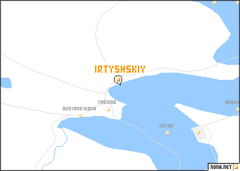 map of Irtyshskiy