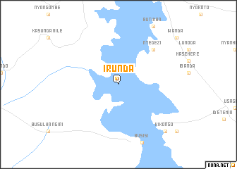 map of Irunda