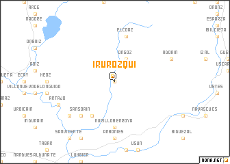 map of Irurozqui