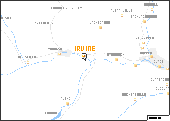 map of Irvine