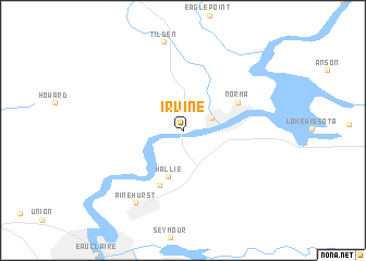 map of Irvine