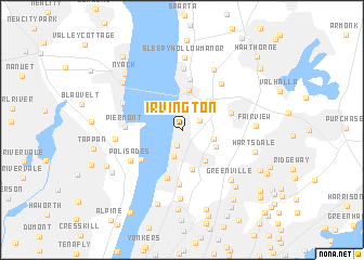 map of Irvington