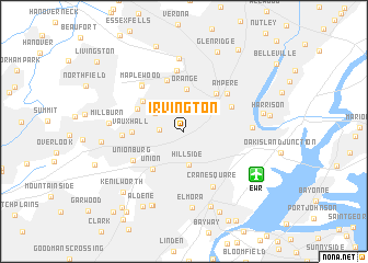 map of Irvington