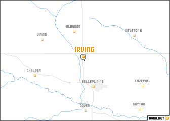 map of Irving