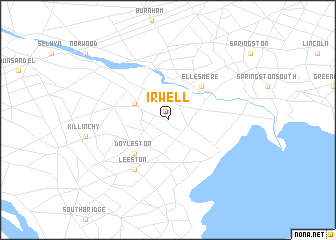 map of Irwell