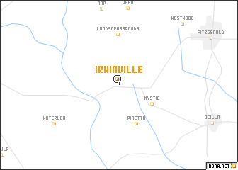 map of Irwinville