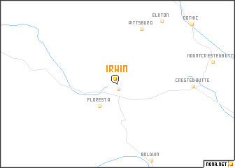 map of Irwin