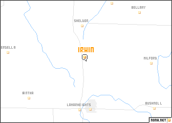 map of Irwin