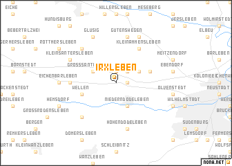 map of Irxleben