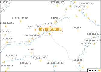 map of Iryŏng-dong