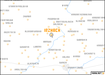 map of Irzhach