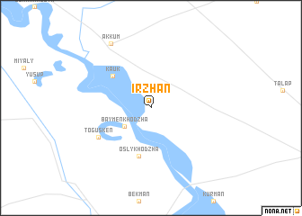 map of Irzhan