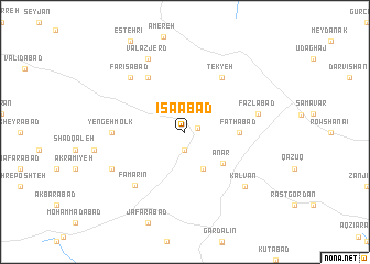 map of ‘Īsáābād
