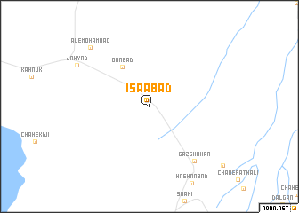 map of ‘Īsáābād