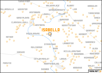 map of Isabella