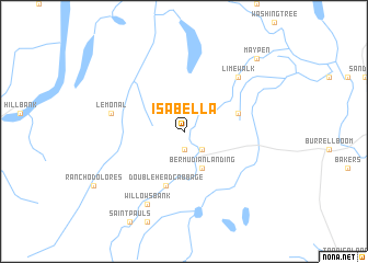 map of Isabella