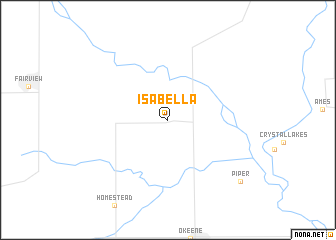 map of Isabella