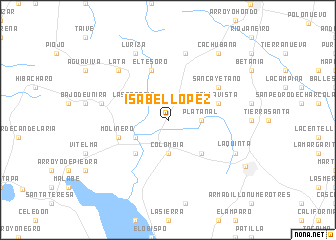 map of Isabel López