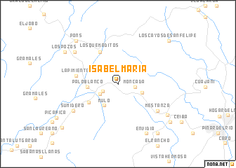 map of Isabel María