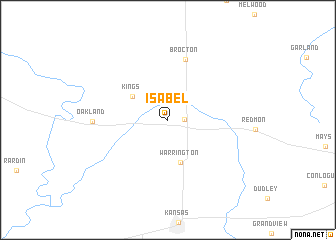 map of Isabel