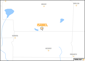 map of Isabel