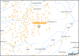 map of Īsab Gado