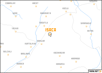 map of İsaca